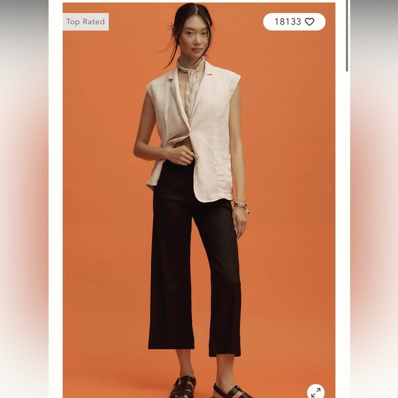 Maeve Colette Linen Pants - Picture 1 of 7